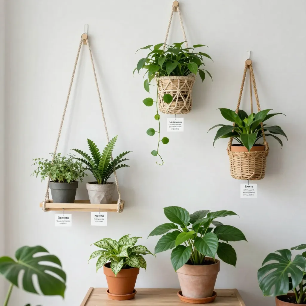 Minimalist plant display