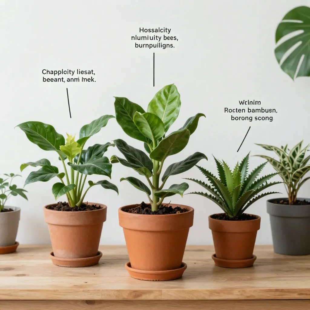 Plant care guide illustration